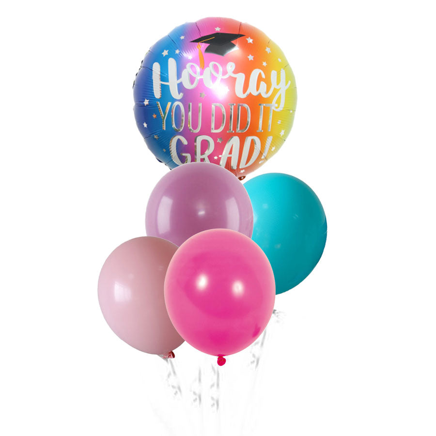 Hooray You did it! Grad Balloon Bouquet