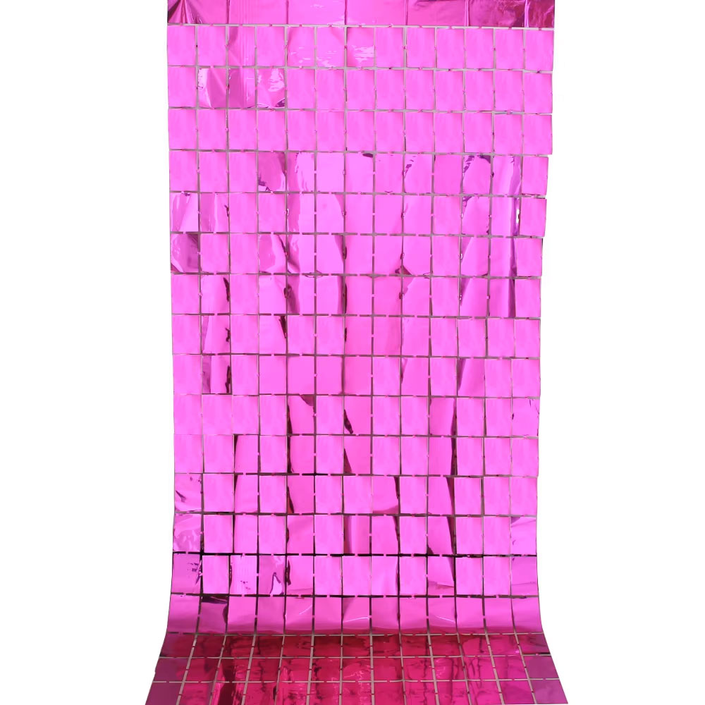 Hot Pink Foil Block Backdrop