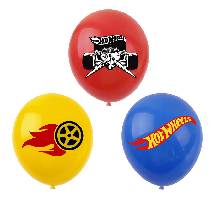 11" Hot Wheels Latex Balloons (6PC)