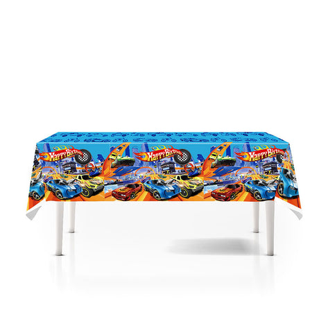 Hot Wheels Racing Cars themed tablecover