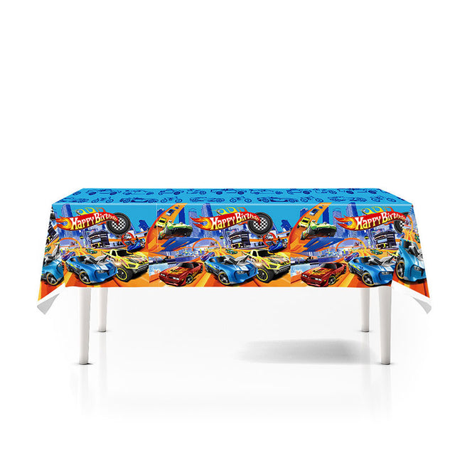 Hot Wheels Racing Cars themed tablecover