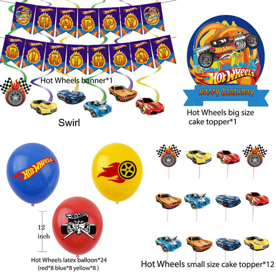 Hot Wheels Birthday Party Kit