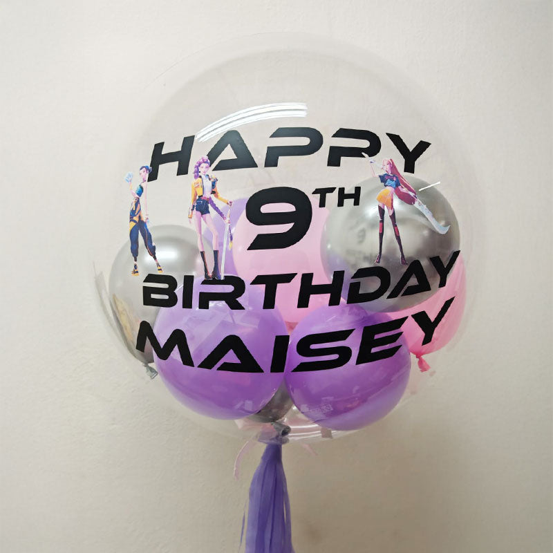 KPOP Demon Hunters Bubble Balloon