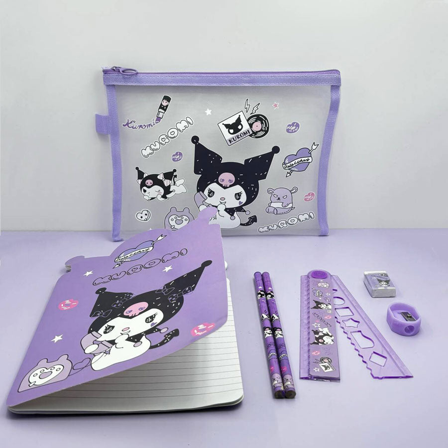 Kuromi Pencil Case Set