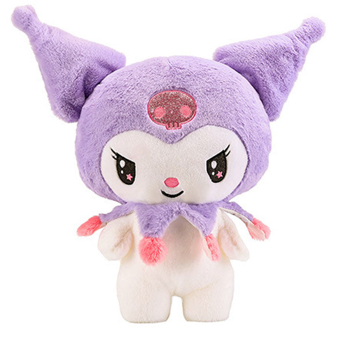 Purple and black style Kuromi soft toy.