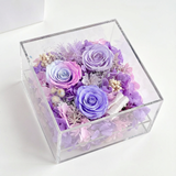 Everlasting Lilac Rose Flower Box