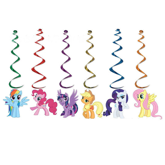 Load image into Gallery viewer, My Little Pony Party Swirl Decoration
