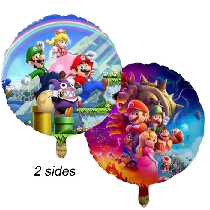 Super Mario Full of Adventure style helium balloon as a surprise gift for your little one.