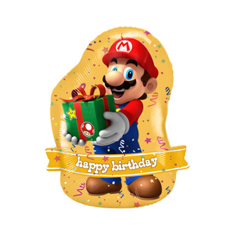 25" Mario Happy Birthday Balloon