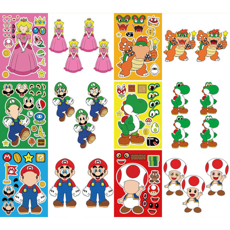 Super Mario Make a Face Activity are great for any birthday party event.