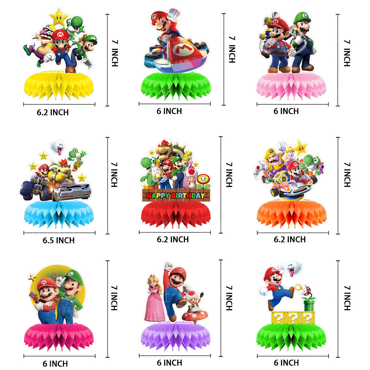 Fun Mario table decor for the Mario fans.