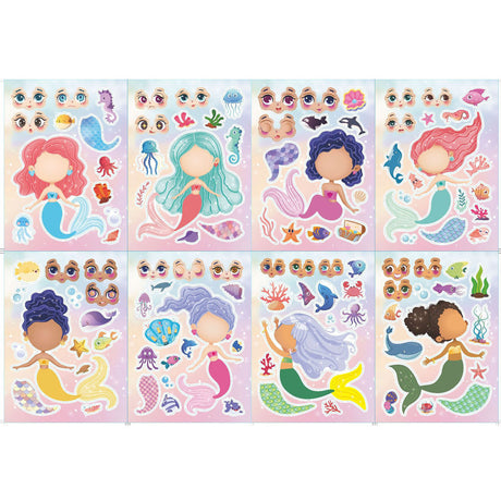 Mermaid theme party favor and party activity.