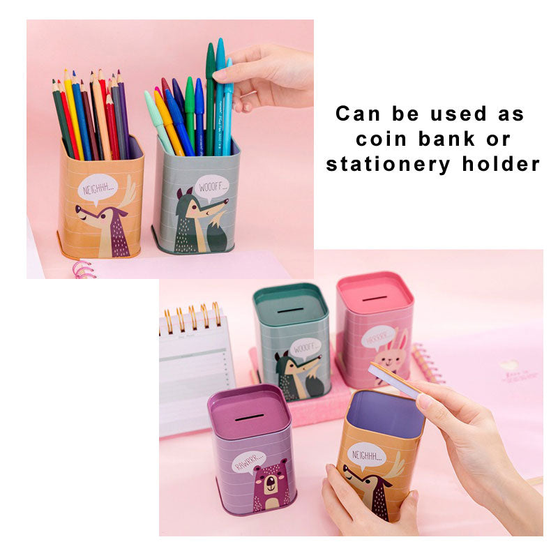 Cute Tin Money Bank