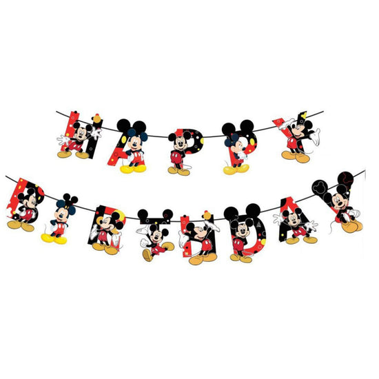 Mickey Birthday Banner