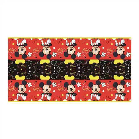 Singapore No 1 wholesale party store selling this colourful Mickey Party Table Cover for birthday party decoration. Dress up your cake table so that your cake cutting photo shoot will be really nice and impressive for facebook and instagram!