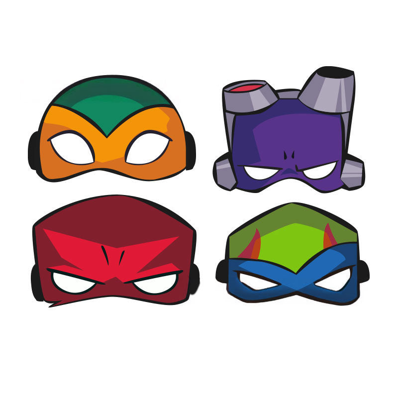 Ninja Turtle Face Masks