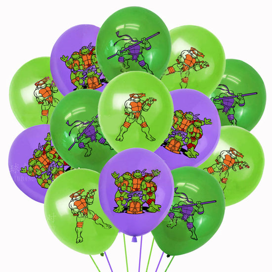 12" Ninja Turtles Latex Balloons (5PC)