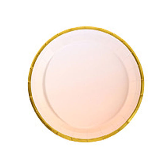 7" Ombre Orange Paper Plates (10pc)