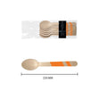 Wooden Disposable Party Spoons (Orange)