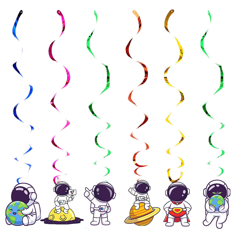 Outerspace Astronaut Party Swirls