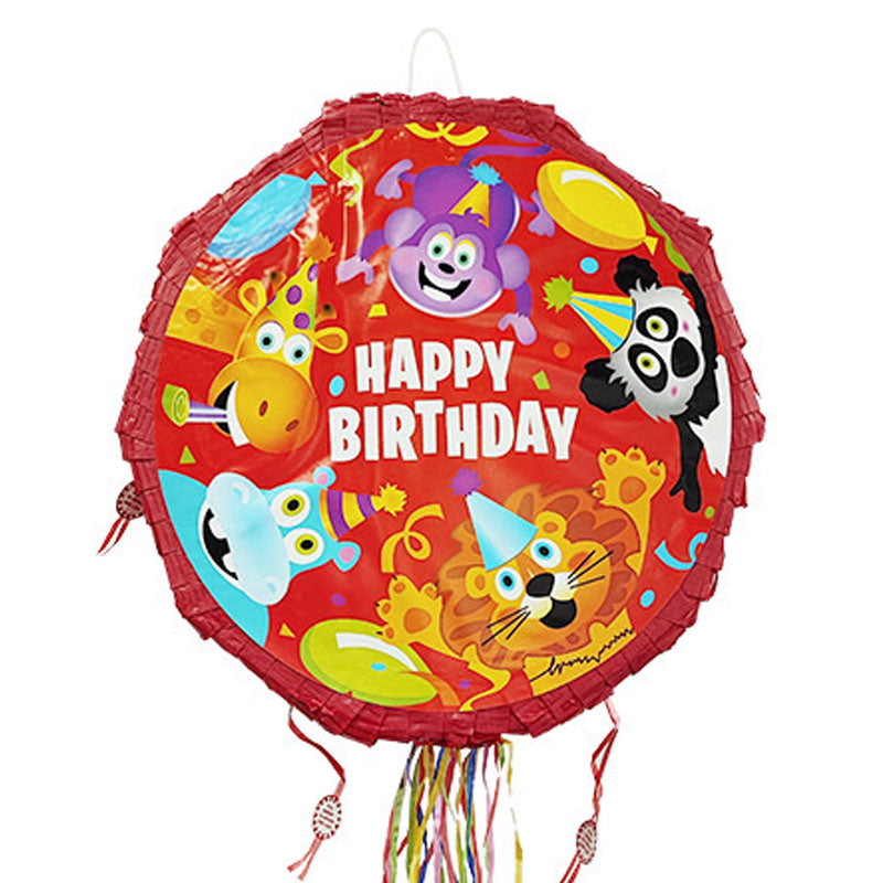 Party Animals Round Pinata