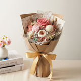 Everlasting Pastel Pink Rose Preserved Flower Bouquet
