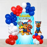 Paw Patrol Balloon Garland Backdrop Decoration
