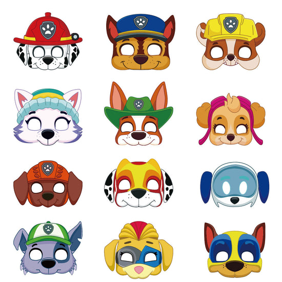 Great Paw Patrol pups face mask for the goodie bags.