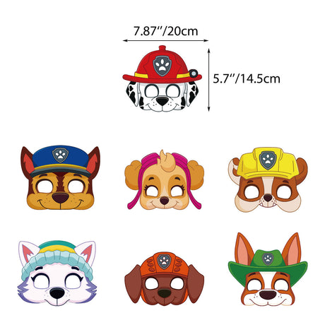 Paw Patrol Masks for the kids to pretend play as their favourite pups.