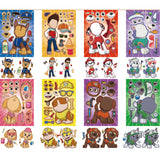 Paw Patrol Make a Face Activity Sticker Sheets (12pc)