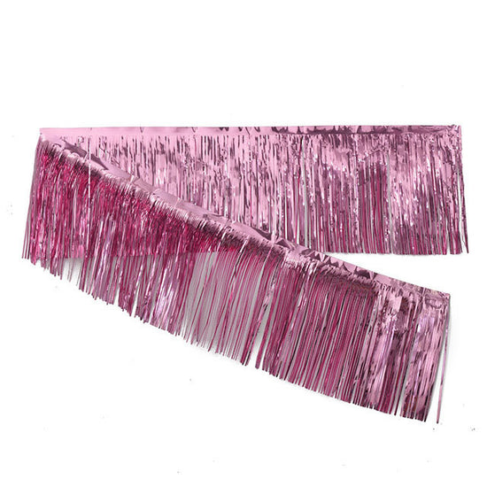 Light Pink Foil Streamer Garland