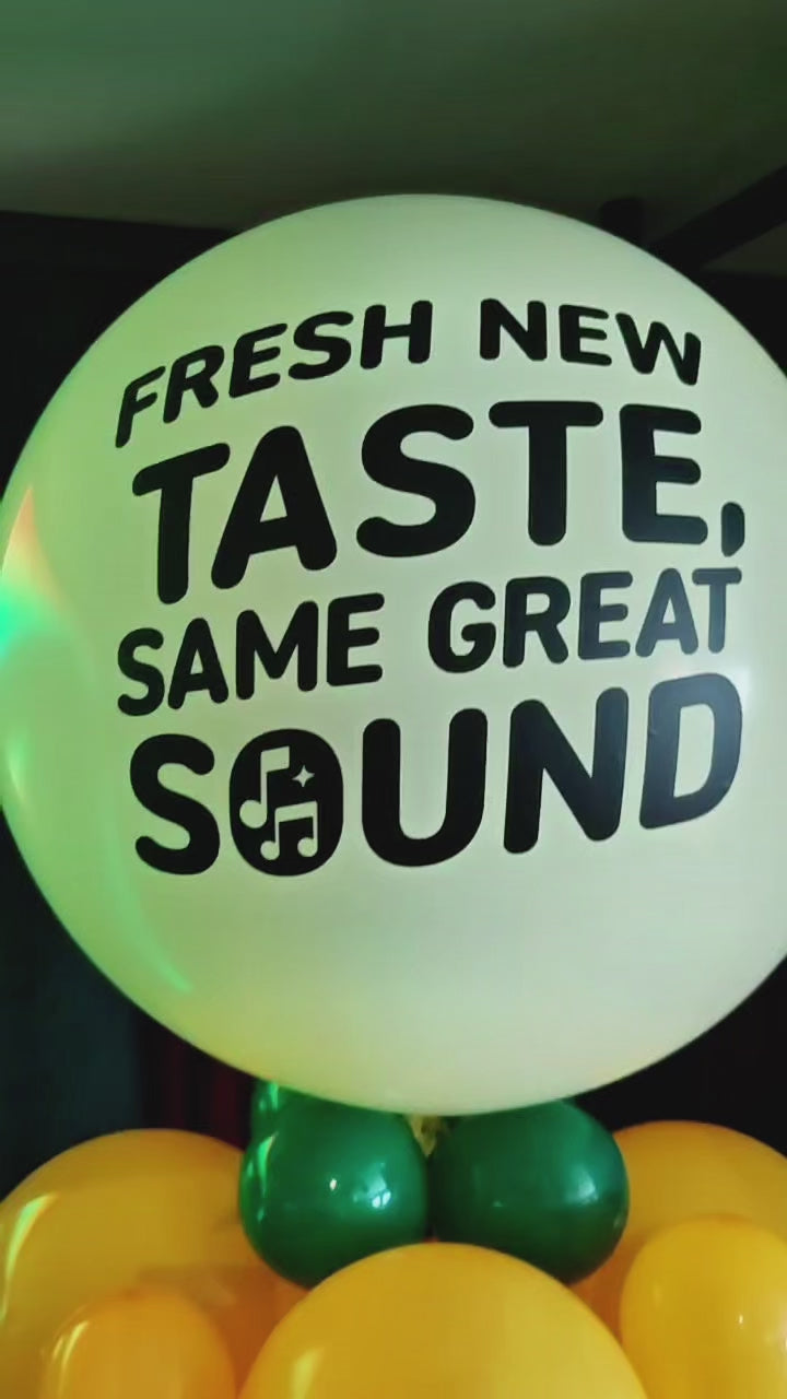 Customised Jumbo Latex Balloon with Tall Column For Corporate Event