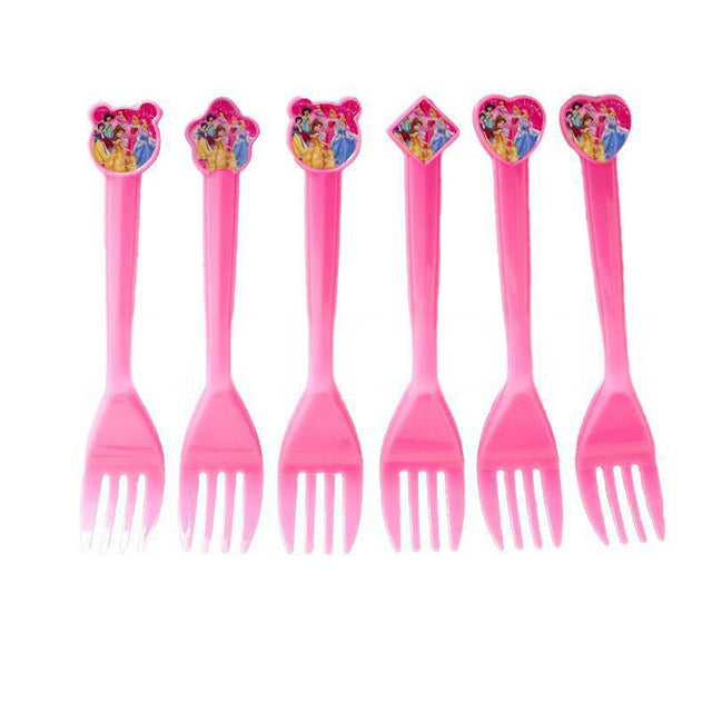 Enjoy your birthday party meal with a nice set of cutlery.  Fun cutlery for your party guests. Completes the table setup for the party!  8 pieces per pack