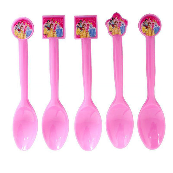 Nice plastic spoon for you to enjoy your Disney Princesses style desserts and birthday cake.