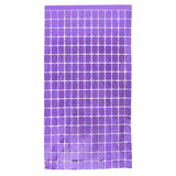 Purple Foil Block Backdrop