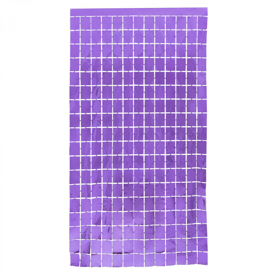 Purple Foil Block Backdrop