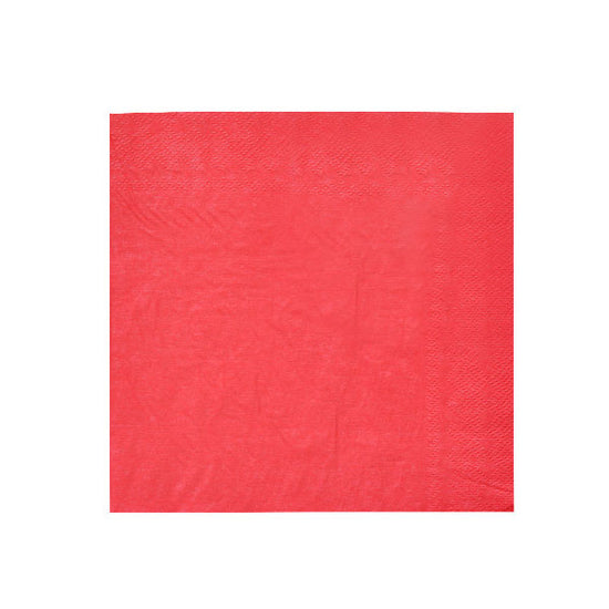 Red Paper Tissue Napkins (20pc)