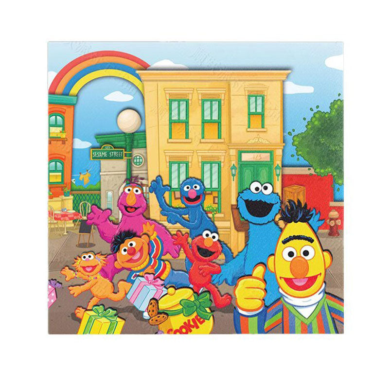 Load image into Gallery viewer, Sesame Street Sunny Day Party Napkins
