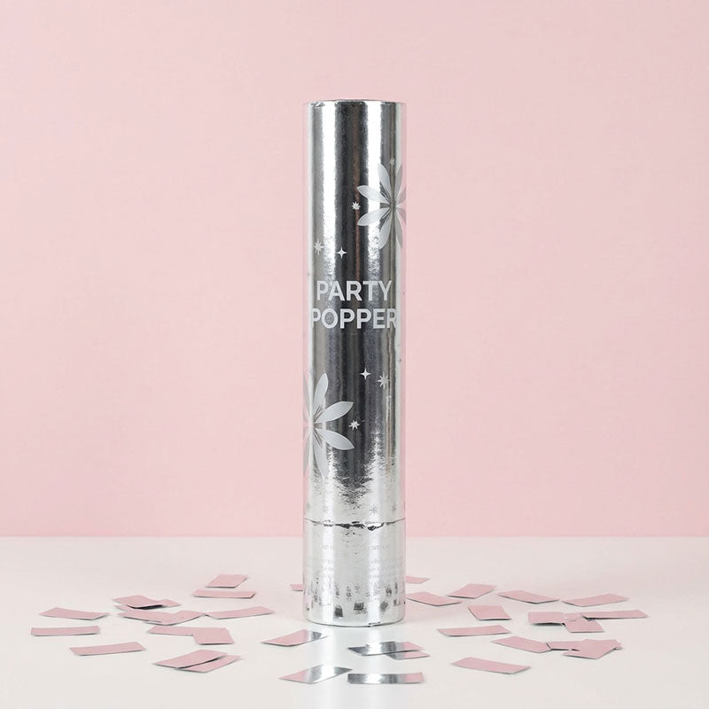 Silver Foil Confetti Popper