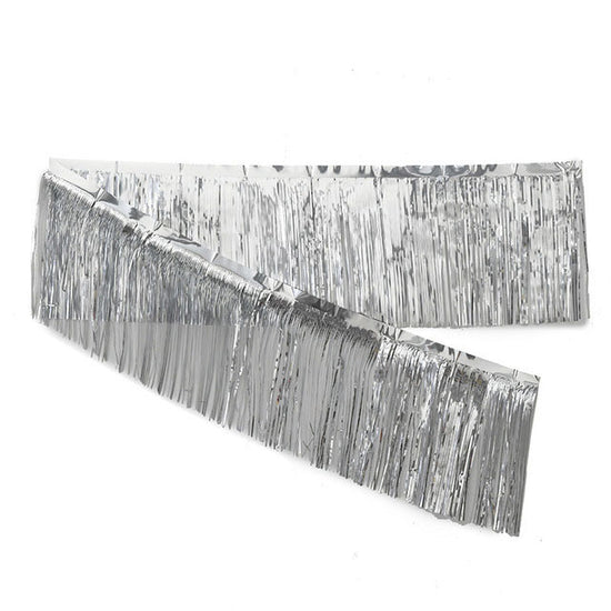 Silver Foil Streamer Garland