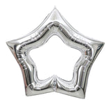 40" Silver Star Foil Balloon