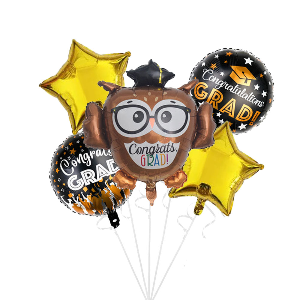 Graduation Smart Owl Balloon Bouquet