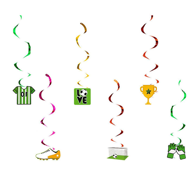 Soccer Goal Party Swirl Decoration