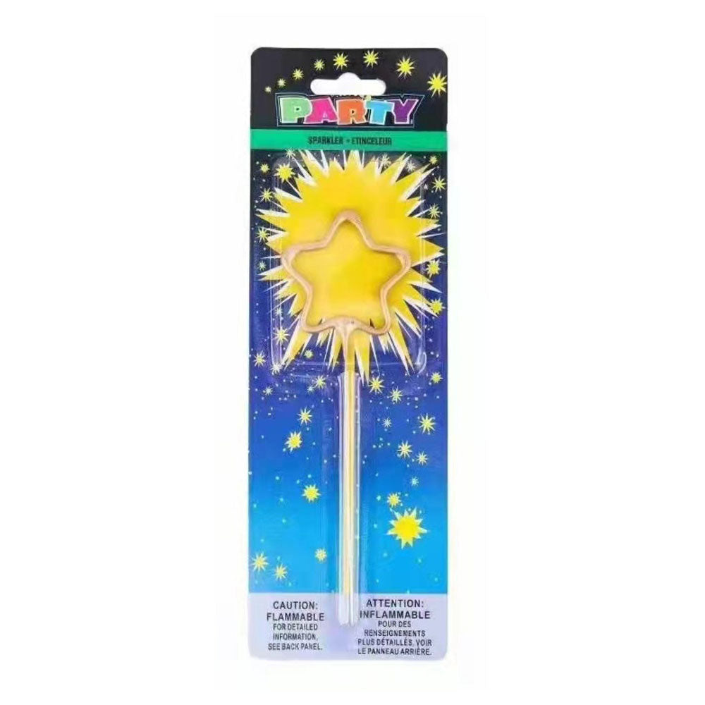 Star Shaped Sparkler Candle