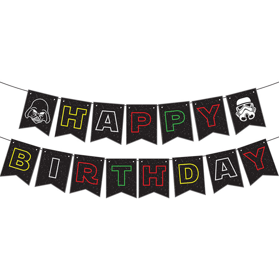 Star Wars Birthday Banner