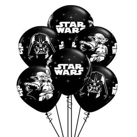 11" Star Wars Birthday Latex Balloons (6PC)