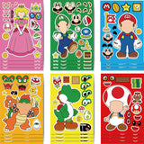 Super Mario Make a Face Activity Sticker Sheets (12pc)