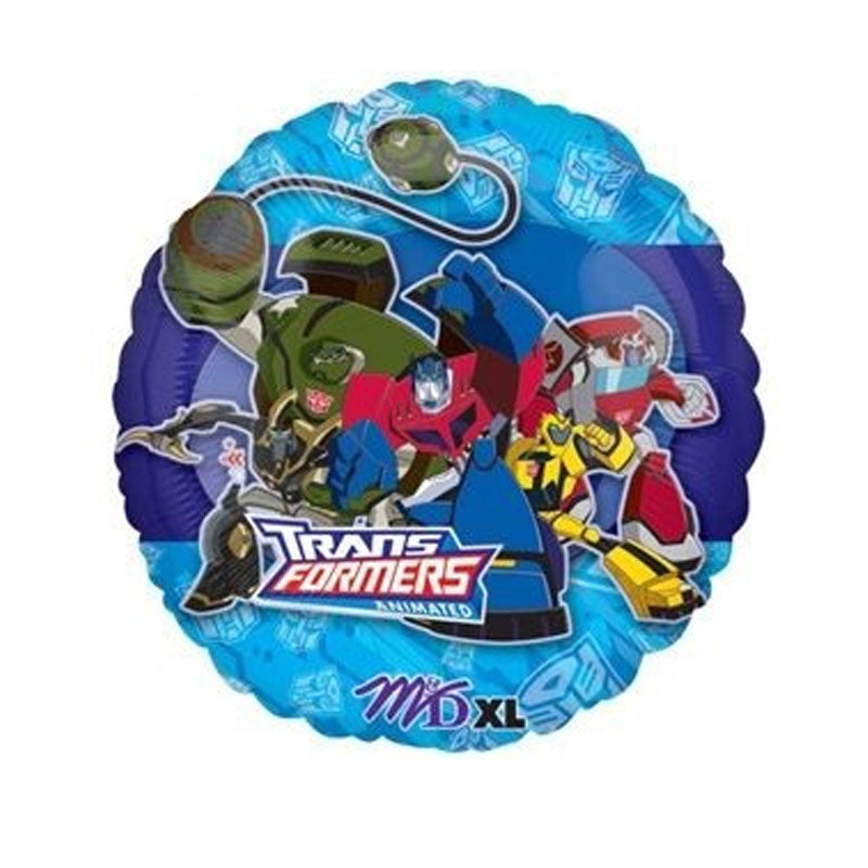 18 inch Transformers Animated Balloon with Optimus Prime, Bumblebee and the Autobots!