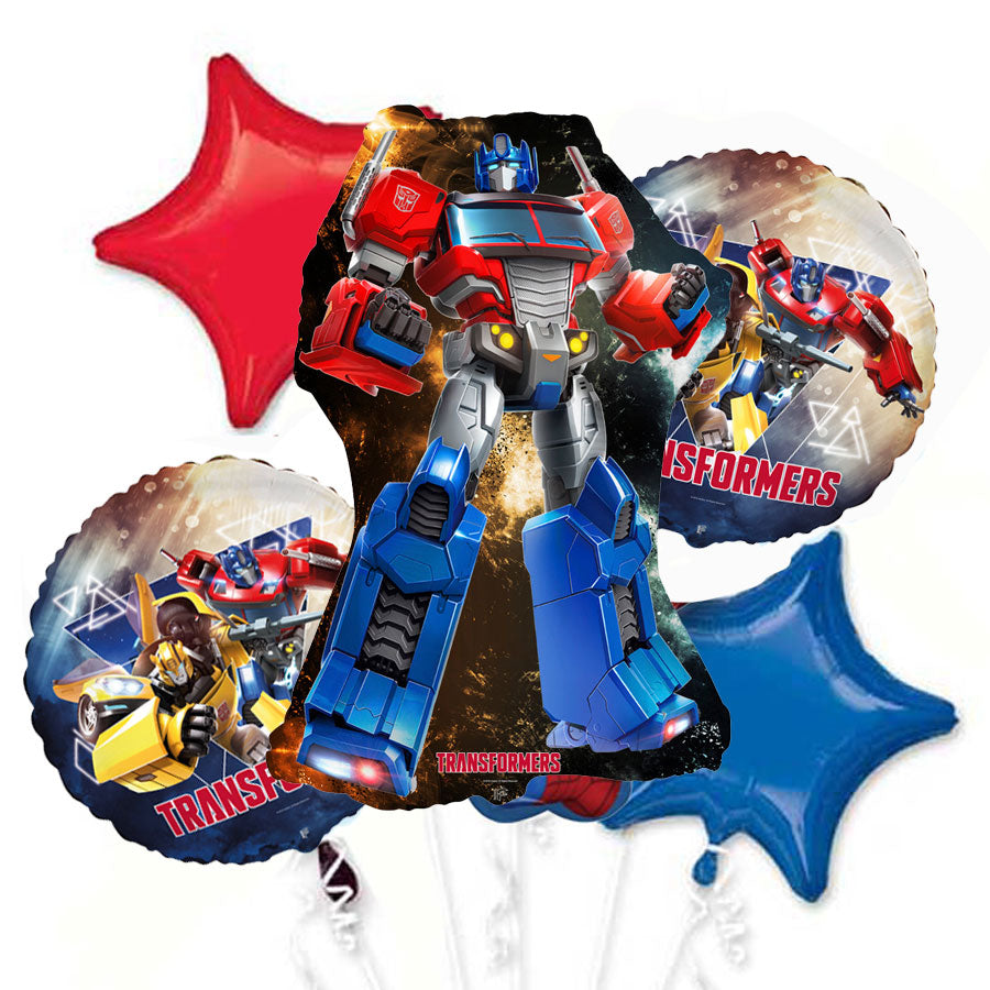 Transformers Optimus Prime Balloon Bouquet