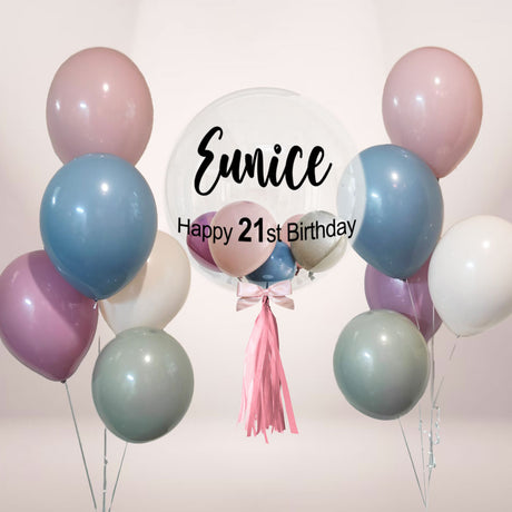Custom Bubble Balloon with Twilight Colours!